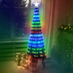 Obrázek z RGB LED Vánoční strom 150 cm/234 LED diod s ovladačem a časovačem 