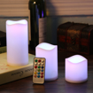 Obrázek z Kouzelné LED svíčky, set 3 ks na baterie s dálkovým ovládáním 