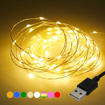 Obrázek z Nano řetěz s USB - 100 LED/10 m 