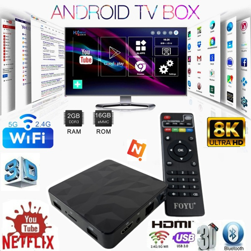 Obrázek z Android Smart TV 8K Box FO-R14 2G Ram 16G Rom 