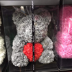 Obrázek z Medvídek z růží a srdcem 40 cm 