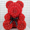 Obrázek z Medvídek z růží a kamínky, velký 40 cm 