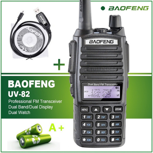 Obrázek z Dvoukanálová FM vysílačka Baofeng UV-82 