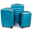 Obrázek z RGL Sada cestovních kufrů 3 ks ABS + Carbon na 4 kolečkách - SML730 