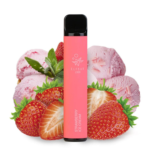 Obrázek z Elf Bar 1500 - Strawberry Ice Cream 