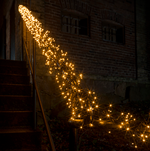 Obrázek z LED vánoční řetěz - ježek, venkovní 1000 LED/ 25 m s propojovacím systémem a časovačem 