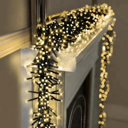 Obrázek z LED vánoční řetěz - ježek, venkovní 500 LED/15 m s propojovacím systémem a časovačem 