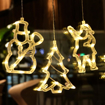 Obrázek z Vánoční LED dekorace s přísavkou - stromeček 