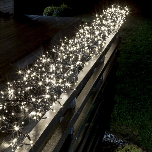 Obrázek z LED vánoční řetěz - ježek, venkovní 250 LED/10 m s flash 