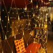 Obrázek z Vánoční LED osvětlení, světelná síť 160ks / 3,5m x 0,8m 