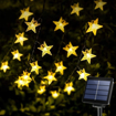 Obrázek z Solární vánoční osvětlení hvězda 30 ks/6,5 m 