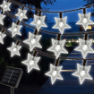 Obrázek z Solární vánoční osvětlení HVĚZDA 30 LED / 6,5 m – dekorativní světelná řetěz pro zahradu, balkon i interiér 