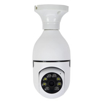 Obrázek z Bezpečnostní otočná Smart Wifi kamera 4K 360° s LED žárovkou E27 a nočním viděním 