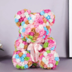 Obrázek z Medvídek z růží 40 cm multicolor 