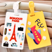Obrázek z Visačka na zavazadlo z 3D gumy - Eiffelova věž 