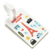 Obrázek z Visačka na zavazadlo z 3D gumy - Eiffelova věž 