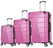 Obrázek z Sada cestovních kufrů ABS na 4 kolečkách se zámky SML012 