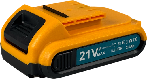 Obrázek z Náhradní Li-Ion baterie 21V 2.0Ah T-31 vysoký výkon pro aku nářadí. rychlé nabíjení, dlouhá výdrž 