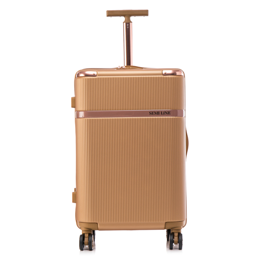 Obrázek z Střední kufr 60 litrů Semi Line T5667-3 Golden 