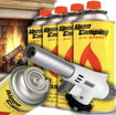Obrázek z Plynový hořák + náplň kartuše Alpen Camping 4x400ml – spolehlivý plamen na cesty, do dílny i zahradu 