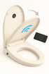 Obrázek z Japonský inteligentní bidet s dálkovým ovládáním, vyhříváním, sprškou, sušením, mycí funkcí a automatickým otevíráním prkénka 