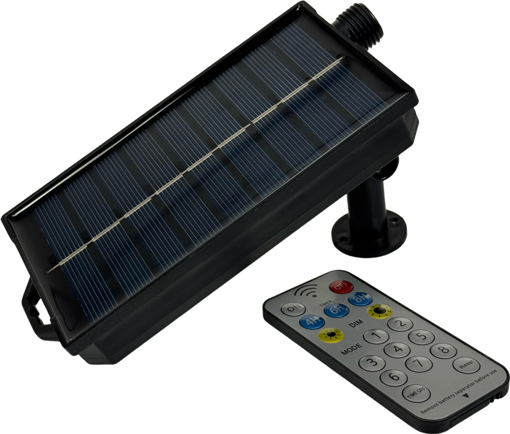 Obrázek z Chytré solární trafo 5v1 – upgrade vašeho vánočního osvětlení (solární nabíjení, USB-C, 8 programů, časovač, dálkový ovladač) 