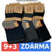 Obrázek z Pánské termo ponožky z alpaky sada 9 + 3 páry pro outdoorové aktivity 