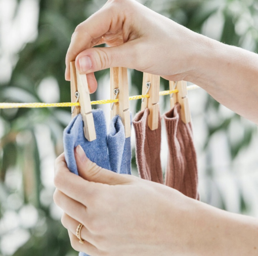 Obrázek z České dřevěné kolíčky na prádlo, balení 24 ks 