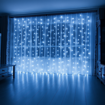 Obrázek z Vánoční osvětlení venkovní, světelná LED záclona 400 ks/4,5 m 