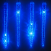 Obrázek z Světelné LED rampouchy padající sníh – 8 rampouchů o délce 28 cm pro působivou venkovní i vnitřní vánoční výzdobu. 