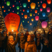 Obrázek z Lampion štěstí – vypusťte své přání k noční obloze 