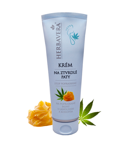 Obrázek z Herbavera Krém na ztvrdlé paty s lanolinem a konopím 