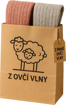 Obrázek z Teplé dámské ponožky z ovčí vlny – balení 3 páry 