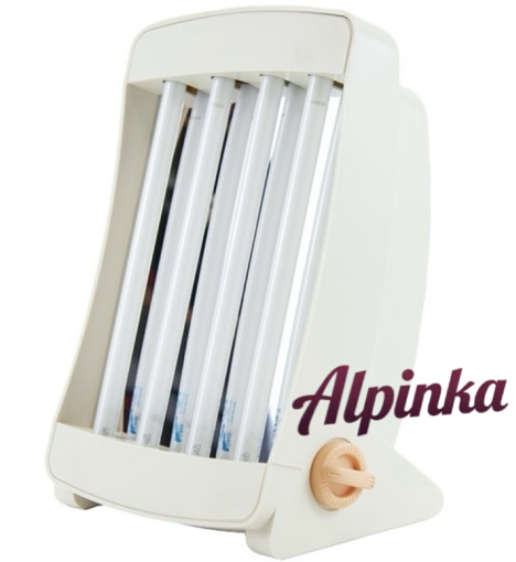 Obrázek z Alpinka horské slunce / obličejové solárium EFBE GB 904 s 4 UV-trubicemi Cosmedico 