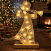 Obrázek z Dřevěná svítící LED dekorace 33 cm 
