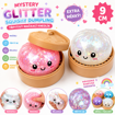 Obrázek z Mystery Glitter Squishy Dumpling – třpytivý mačkací knedlík 9 cm 