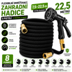 Obrázek z Flexibilní smršťovací zahradní hadice 22,5 m s pistolí, 8 režimů, 8 barů 
