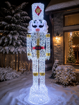 Obrázek z XXL LED vánoční louskáček 150 cm – svítící venkovní i vnitřní vánoční dekorace s časovačem 