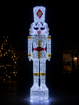 Obrázek z LED vánoční louskáček 150 cm – svítící venkovní i vnitřní vánoční dekorace s časovačem 