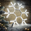 Obrázek z Vánoční LED neonové osvětlení venkovní - vločka 40 cm 