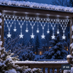 Obrázek z LED světelná síť s hvězdami 196 LED, 4 × 0,7 m – stálé svícení a časovač 