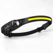 Obrázek z Nabíjecí čelovka COB + XPE LED 1 000 lm se senzorem 