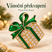 Vánoční překvapení – vánoční brož s názvem